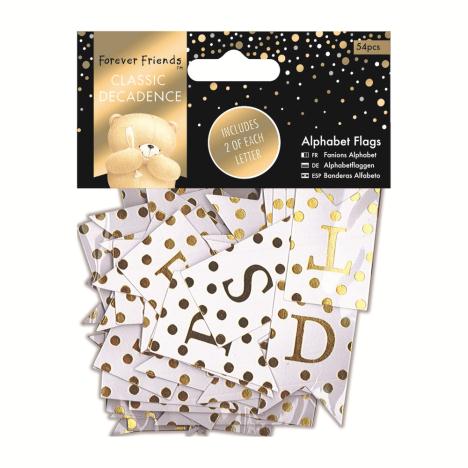 Classic Decadence Forever Friends Alphabet Flags